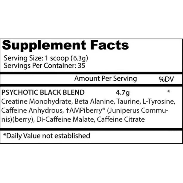 PSYCHOTIC BLACK 35 SERV