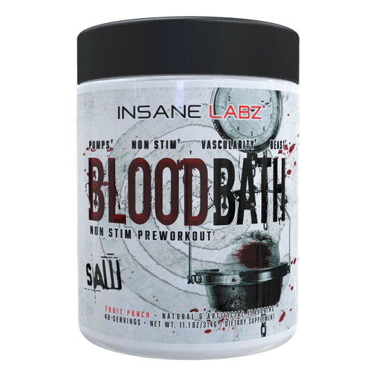 BLOODBATH SAW SERIES NON STIM PRE WORKOUT 40 SERV EDICION ESPECIAL
