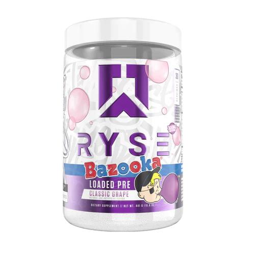 LOADED PRE WORKOUT BAZOOKA CLASSIC GRAPE 30 SERV