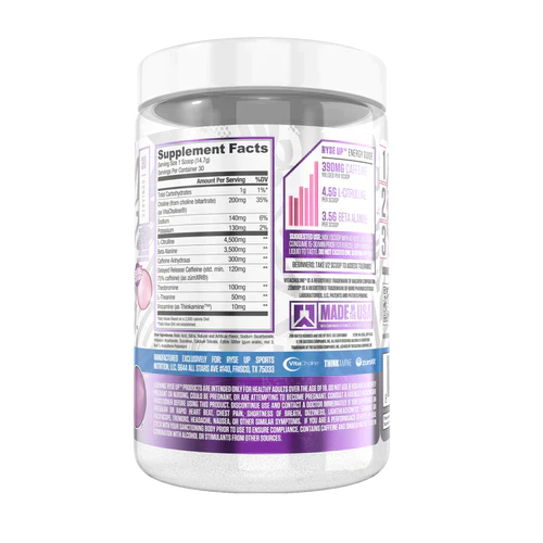 LOADED PRE WORKOUT BAZOOKA CLASSIC GRAPE 30 SERV